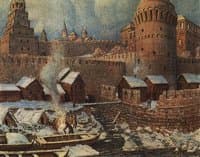 The Mouth of the Neglinnaya River in Old Moscow