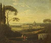A Distant View of St Peter's, Rome