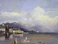 Boccadasse, Genoa with Monte Fasce in the Background