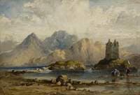 Castle on a Scottish Loch