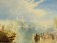 River Scene with Gondolas, Rouen (after JMW Turner)