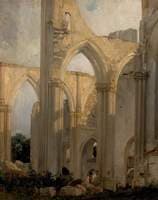 Transept Ruins of the Abbey St Bertin, St-Omer, France