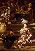 Boy with Toys, Pet Monkey and a Turkey