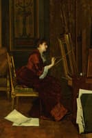 The Artist in Her Studio