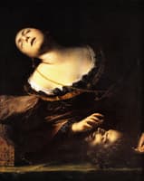 Herodias with the head of the Baptist,