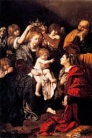 The Holy Family with Santa Catalina