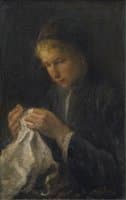 Woman Sewing