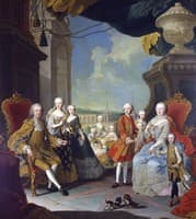 The Holy Roman Emperor, with His Wife Maria Theresa of Austria with Their Eleven Children