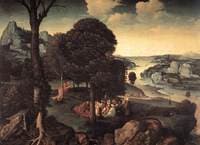 Landscape with Saint John the Baptist Preaching