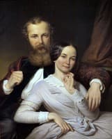 The Composer Mihály Mosonyi and His Wife