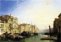 Venice:  The Grand Canal at Sunset