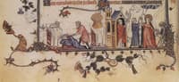 The Sacrifice and Allegory of Charity, from Belleville Breviary