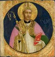 Fiesole San Domenico Altarpiece - Saint Romulus