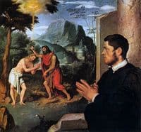 Baptism of Christ with a Donor