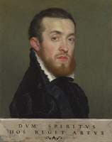 Bust Portrait of a Young Man with an Inscription (Count Lupi of Bergamo)