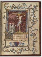 Miniature  from Psalter of Bonne of Luxemburg