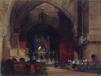 Interior of Sant'Ambrogio, Milan