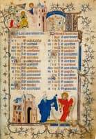 Miniature from Petites Heurs du Duc Jean de Berry
