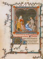 Miniature from Hours of Jeanne de Navarre