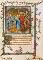 Miniature from Hours of Jeanne de Navarre