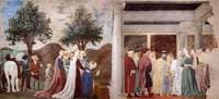 The Queen of Sheba Worshipping the Cross/Meeting between the Queen of Sheba and King Solomon