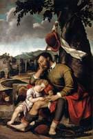 Saint Roch with an Angel