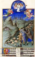 Les Très Riches Heures du duc de Berry ~ The Annunciation to the Shepherds
