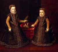 Infantas Isabella Clara Eugenia and Catalina Micaela