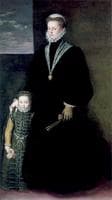 Portrait of Johanna of Austria with a Young Girl