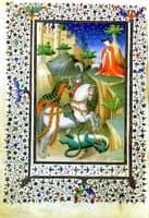 Saint Georges ,Hours of Maréchal of Boucicaut