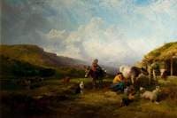 Milking Time on the Swale, Yorkshire