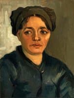 Head of a Peasant Woman with a Dark Cap