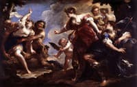 Diana and Actaeon with Pan and Sphinx