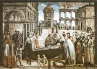 Death of St Bernardine