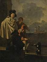 Italians with a Dog