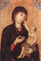 Madonna with Child and Two Angels