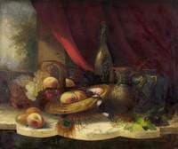 Still Life with Fruit, a Bottle and a Jug