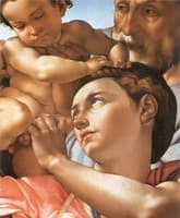 The Holy Family with the infant St. John the Baptist (Detail)