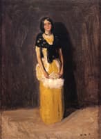 Girl with Fan