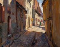 Narrow Street in Riga