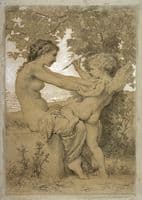 Young Girl Resisting Love