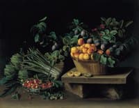 Bodegón con frutas