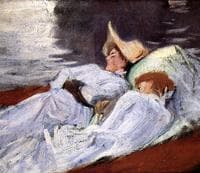 In a Punt (Violet Sargent and Madame Paul Helleu)