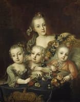 Portrait of the Children of Austrian Empress Maria Theresa