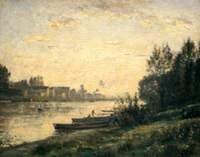 Sunset on a River