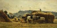 Threshing at Poissy, France