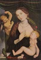 Madonna with Parrot