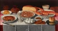 Still life with Shellfish and Eggs