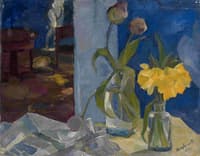 Still Life in Blue Room