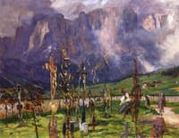 Graveyard in the Tyrol